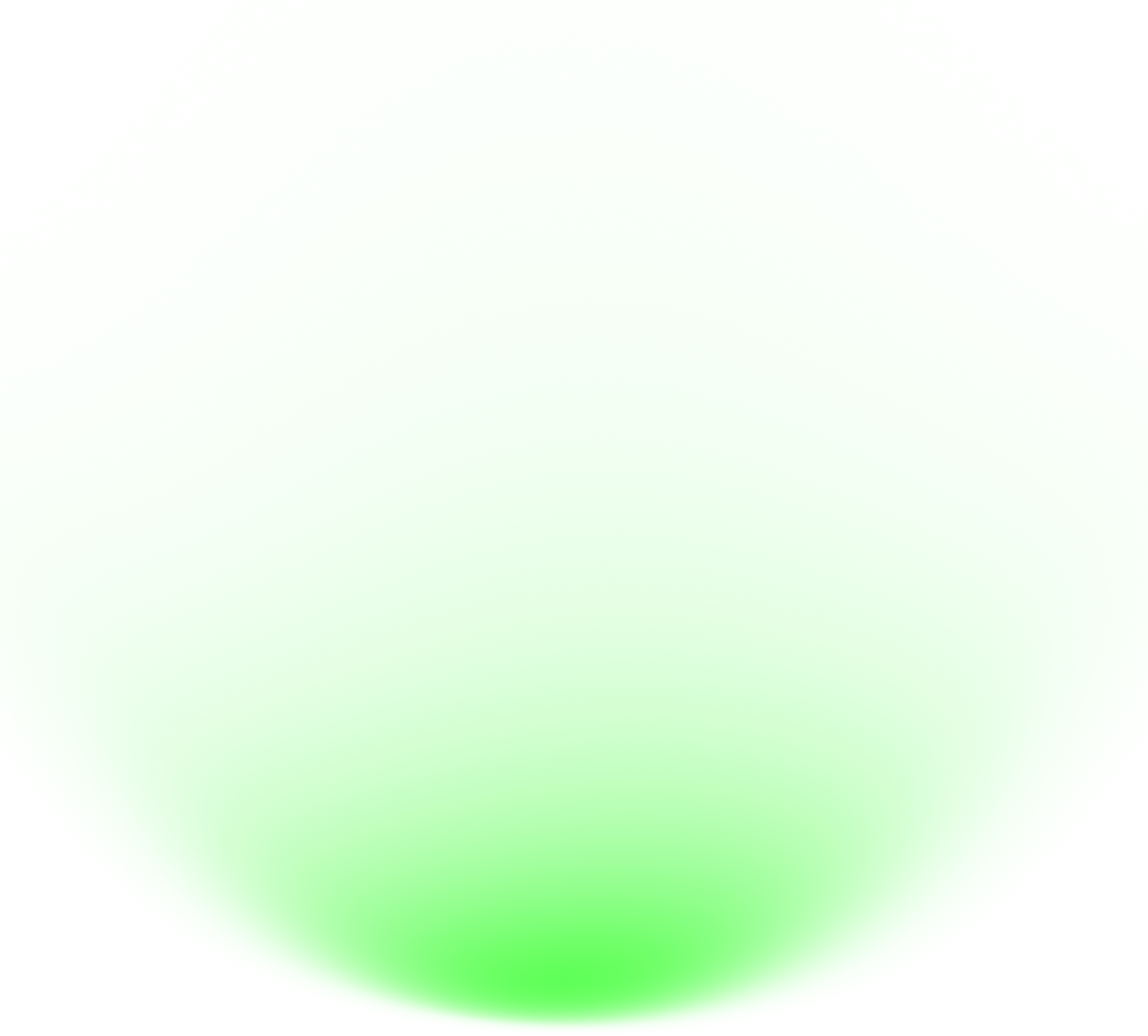 green gradient shadow